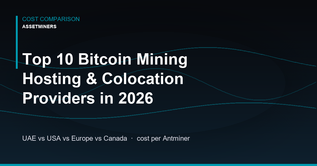 Bitcoin Mining Hosting Providers 2026 - Cost Comparison