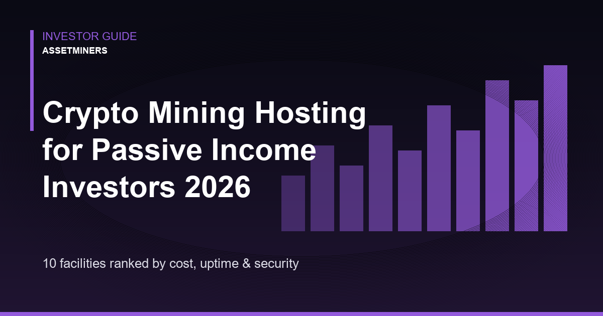 Crypto Mining Hosting for Passive Income Investors 2026